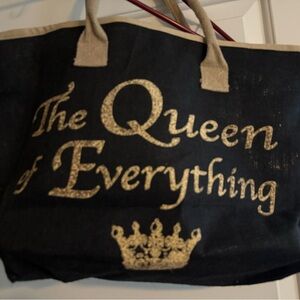 Black and Gold Tote Bag